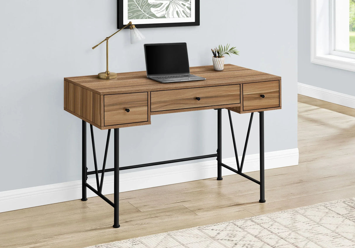 Computer Desk For Home Office, Stylish Design, Storage Drawers, Transitional - Furniture Home Direct