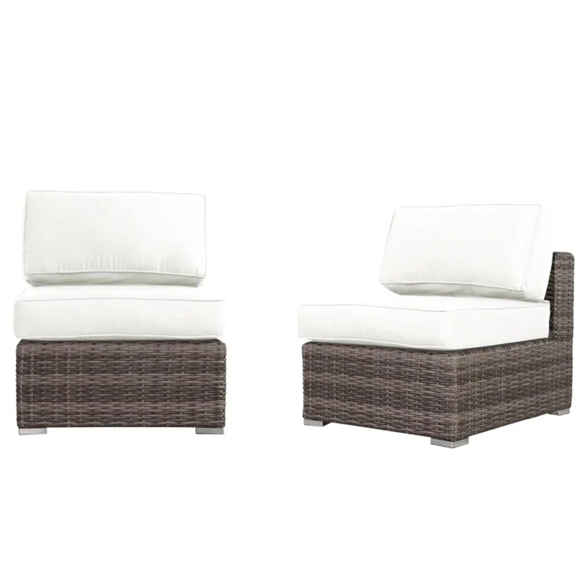 Seating Set With Cushions Handcrafted Wicker Design - Furniture Home Direct