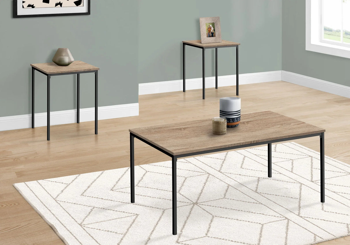Table Set, Coffee, End, Contemporary, Modern (Set of 3) - Furniture Home Direct