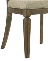 Parfield - 7 Pieces Dining Room Set - Light Brown / Oak - Furniture Home Direct