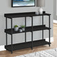 Accent Console Table For Entryway, 3 Tier Design - Furniture Home Direct