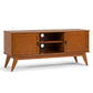 Draper - Handcrafted Mid Century Low TV Media Stand - Furniture Home Direct
