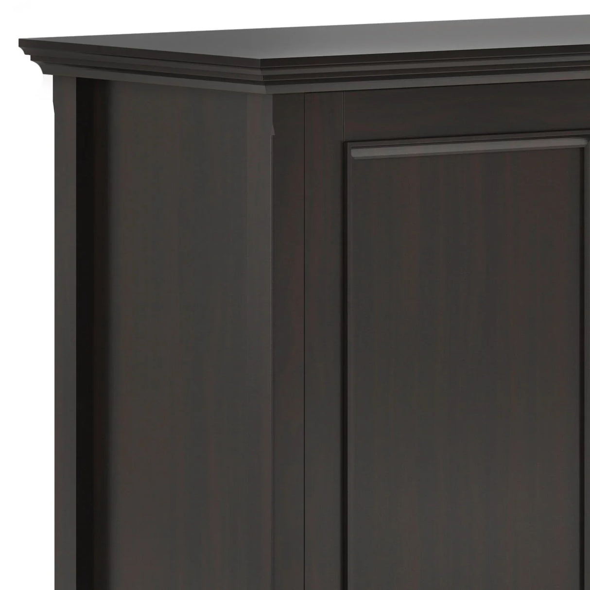 Amherst - Wide 3 Door Storage Cabinet - Hickory Brown - Furniture Home Direct