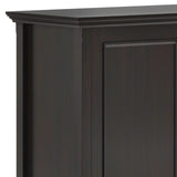 Amherst - Wide 3 Door Storage Cabinet - Hickory Brown - Furniture Home Direct