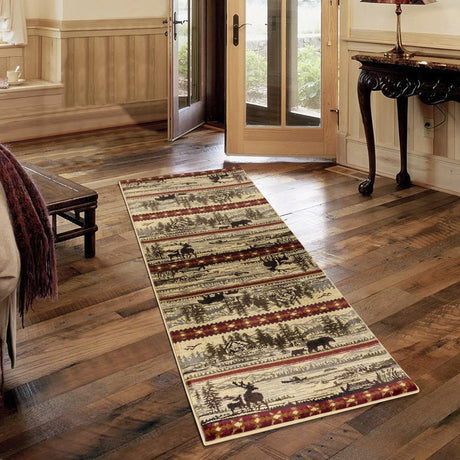 Nature's Nest - GC_CBL3005 Lodge Area Rug - Furniture Home Direct