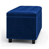Cosmopolitan - Upholstered Storage Ottoman - Furniture Home Direct