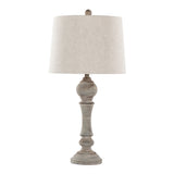 Winston - Farmhouse Poly Table Lamp (Set of 2) - Furniture Home Direct