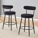 Fashionable Ergonomic High Legged Bar Chairs (Set of 2) - Furniture Home Direct