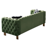 Chesterfield Modern Tufted Velvet Sofa - Mint Green - Furniture Home Direct