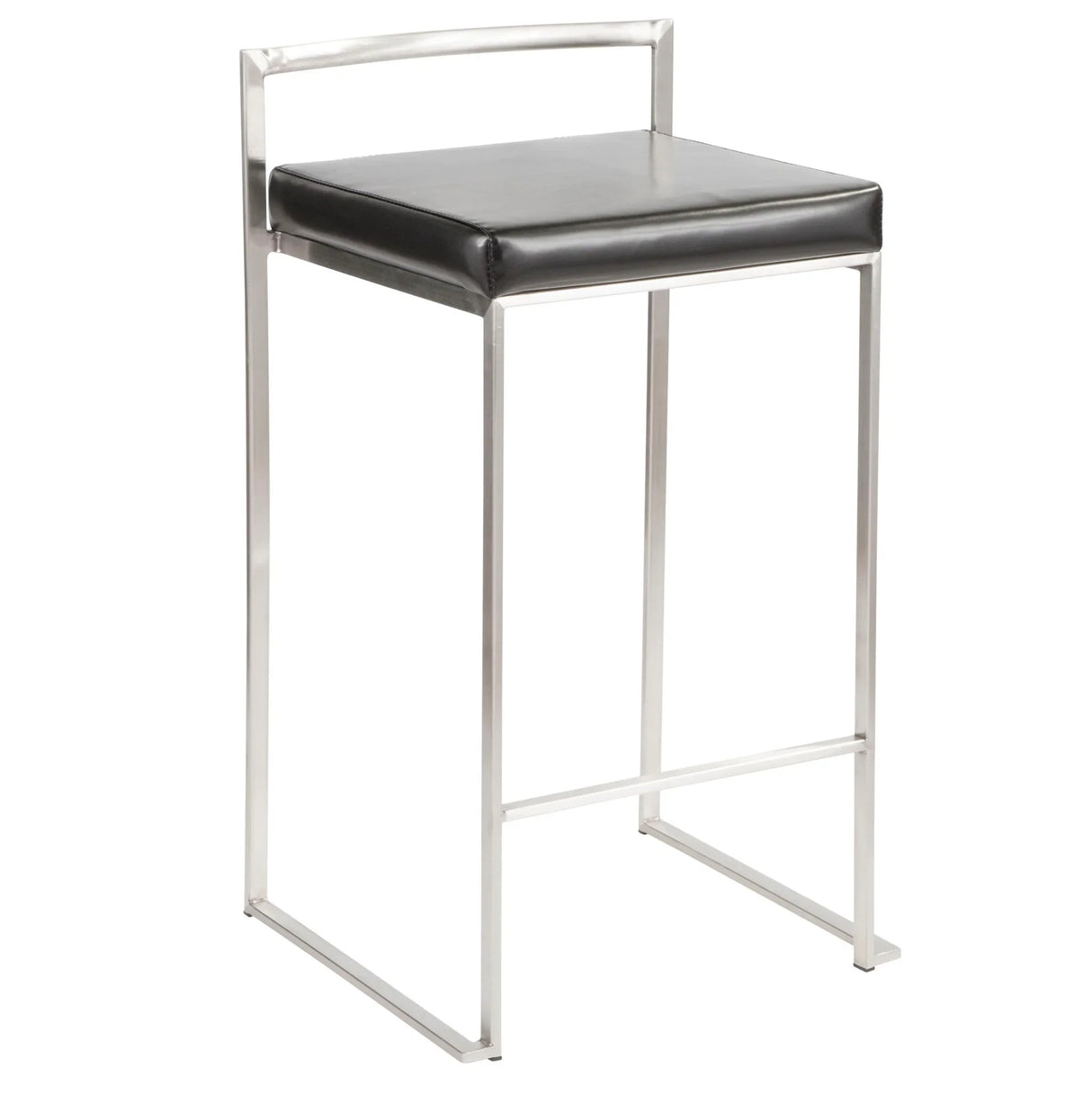Fuji - Contemporary, Stackable Elegant Counter Stool (Set of 2) - Furniture Home Direct