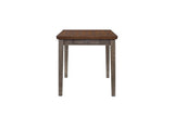 Counter Height Two Tone 4 Drawer Dining Table - Gray - Furniture Home Direct