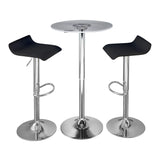 Spyra Ale - 3 Piece Contemporary Adjustable Bar With Up Set - Furniture Home Direct