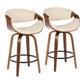 Symphony - Mid Century Stylish Design Modern Counter Stool (Set of 2) - Furniture Home Direct