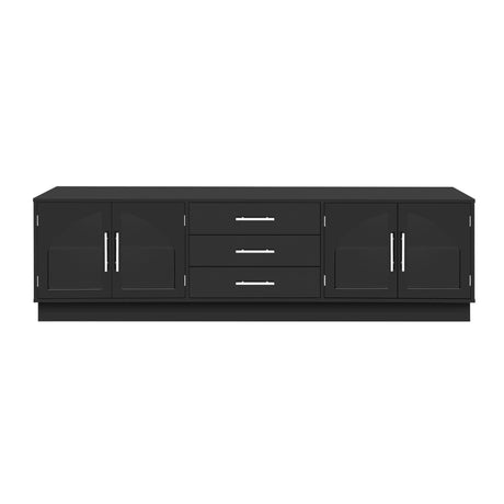 Modern Minimalist TV Stand, Entertainment Center Media Console Cabinet With Adjustable Shelves For Living Room - Furniture Home Direct