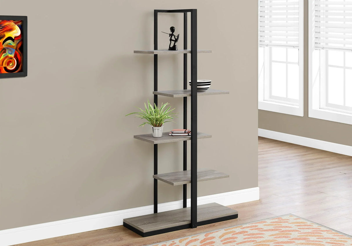Bookshelf, Bookcase, Etagere, 5 Tie For Office, Contemporary & Modern - Furniture Home Direct