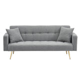 Teddy Fleece Sofa Bed With Luxurious Throw Pillows - Furniture Home Direct