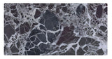 Landon - Coffee Table With Glass Marble Texture Top And Bent Wood Design - Furniture Home Direct