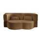 Floor Convertible Sleeper Sofa Bed With 2 Pillows - Furniture Home Direct