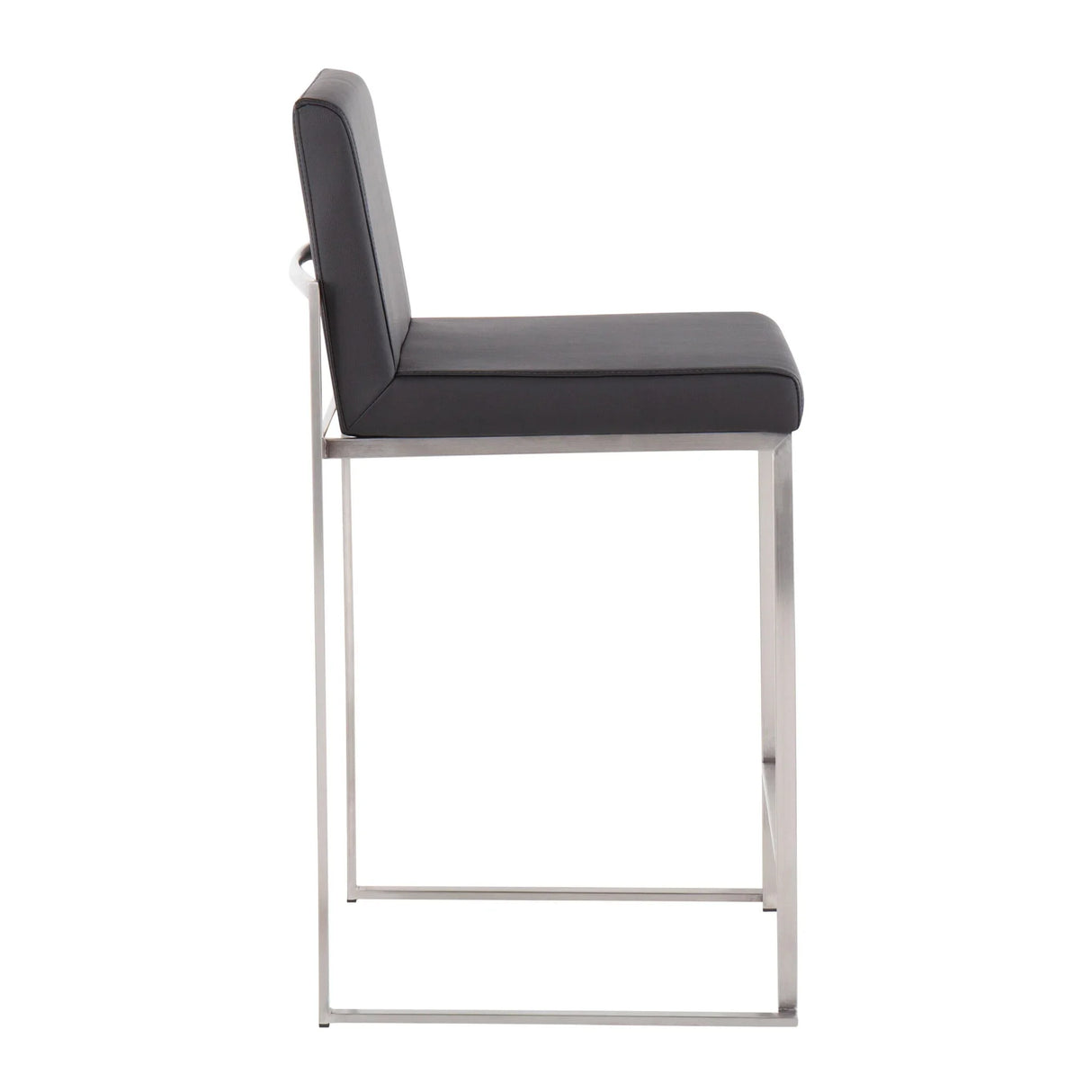 Fuji - Contemporary High Back Counter Stool, Functional Design - Furniture Home Direct