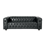 Modern PU Leather Sofa - Black - Furniture Home Direct
