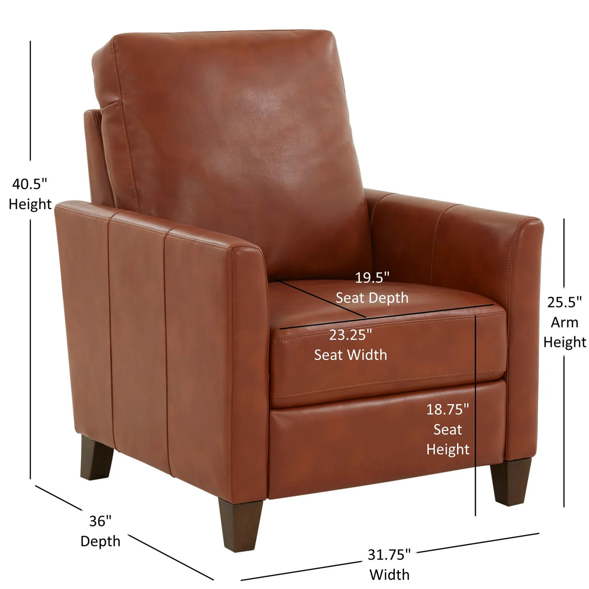 Pablo - Modern Recliner With Manual Recline - Furniture Home Direct