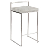 Fuji - Contemporary Elegant Stackable Counter Stool Set - Furniture Home Direct
