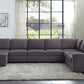 Tifton - Linen 7 Seat Reversible Modular Sectional Sofa Chaise - Furniture Home Direct