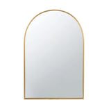Arched Mirror With Metal Frame, Wall Mirror For Living Room Bedroom Entryway - Furniture Home Direct