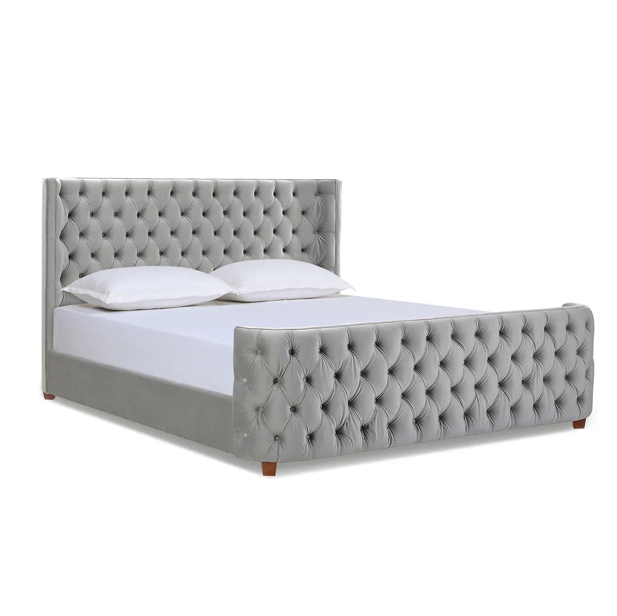 Brooklyn - Tufted Panel Bed Headboard And Footboard Set - Furniture Home Direct