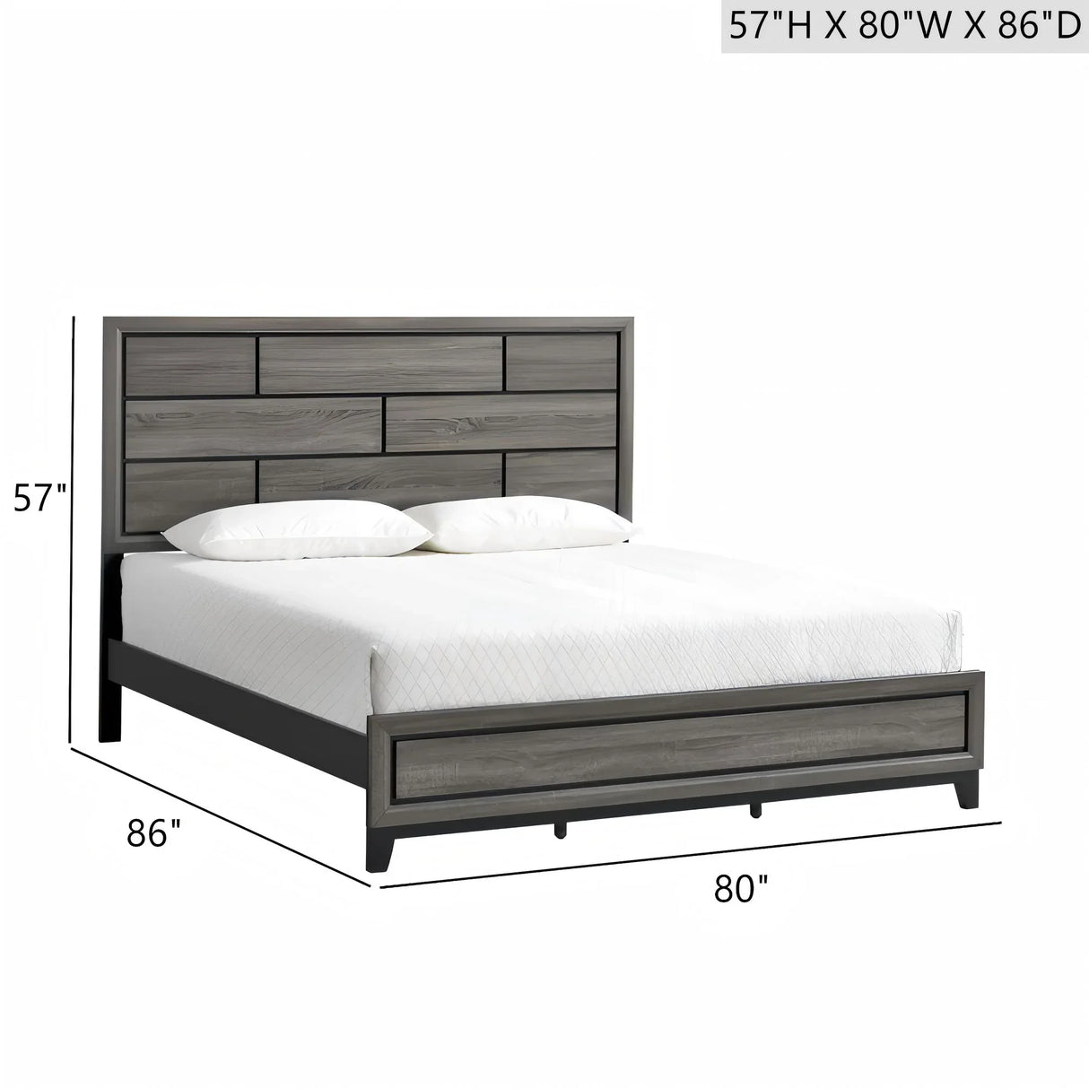 Glasgow - Bed Frame With Durable Construction - Furniture Home Direct