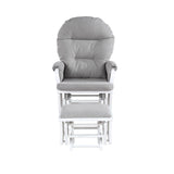 Madison - Glider & Ottoman - White Base - Furniture Home Direct