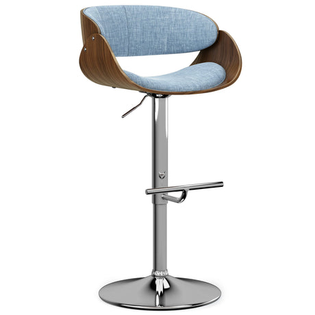 Amery - Mid Century Modern Adjustable Swivel Bar Stool - Furniture Home Direct