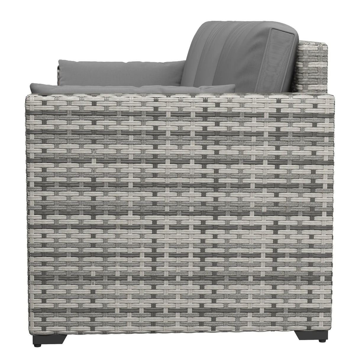 Wicker Outdoor Sofa - Gray - Furniture Home Direct