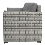 Wicker Outdoor Sofa - Gray - Furniture Home Direct
