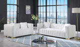 Modern Loveseat - White - Furniture Home Direct