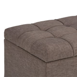 Sienna - Upholstered Storage Ottoman Bench - Furniture Home Direct