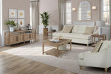 Loveseat Reversable Cushion With 2 Pillows - Off White - Furniture Home Direct
