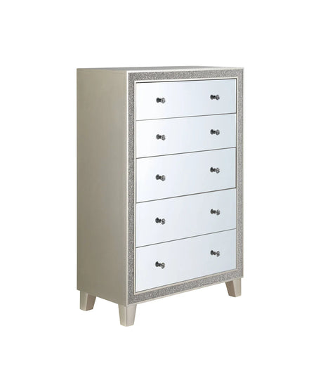 Sliverfluff - Chest - Mirrored / Champagne - Furniture Home Direct