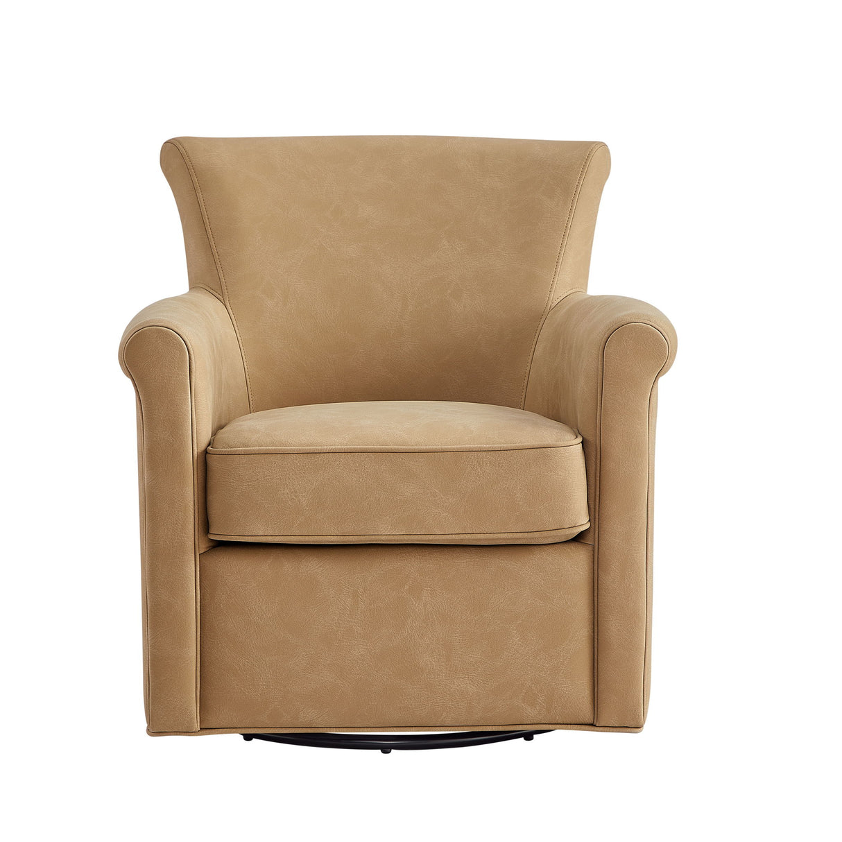 Westly Swivel Accent Chair 360-Degree Faux Leather