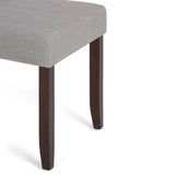 Acadian - Upholstered Parson Dining Chair (Set of 2) - Furniture Home Direct