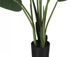 60" Tall, Artificial Plant, Bird Of Paradise Tree, Indoor, Faux, Fake, Floor, Greenery, Potted, Decorative - Green / Black - Furniture Home Direct