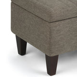 Monroe - Upholstered Storage Ottoman - Furniture Home Direct