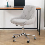 Adjustable And Space-Saving Chair With Golden Electroplated Legs - Furniture Home Direct