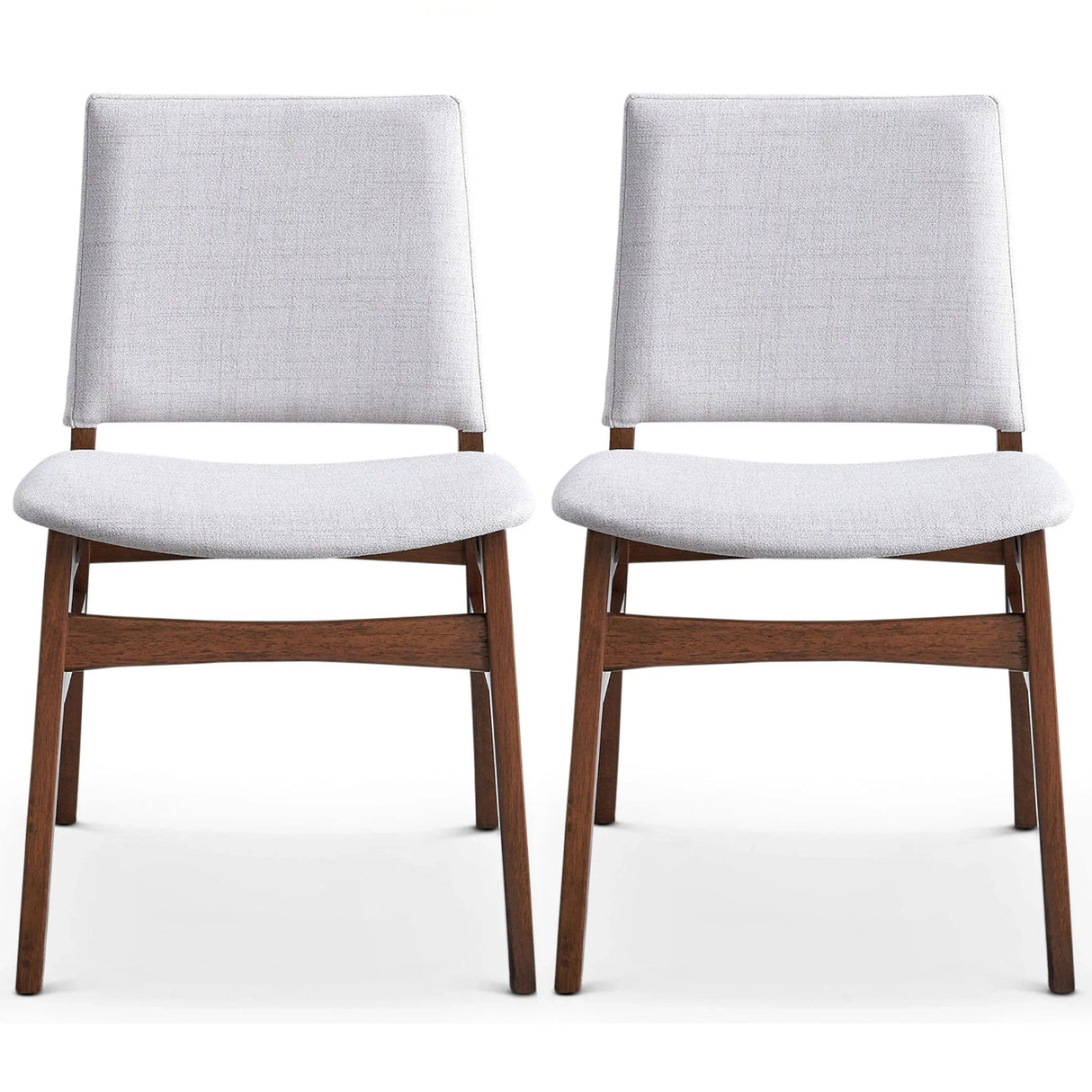 Gusto - Dining Chair (Set of 2) - Brown / Light Gray - Furniture Home Direct