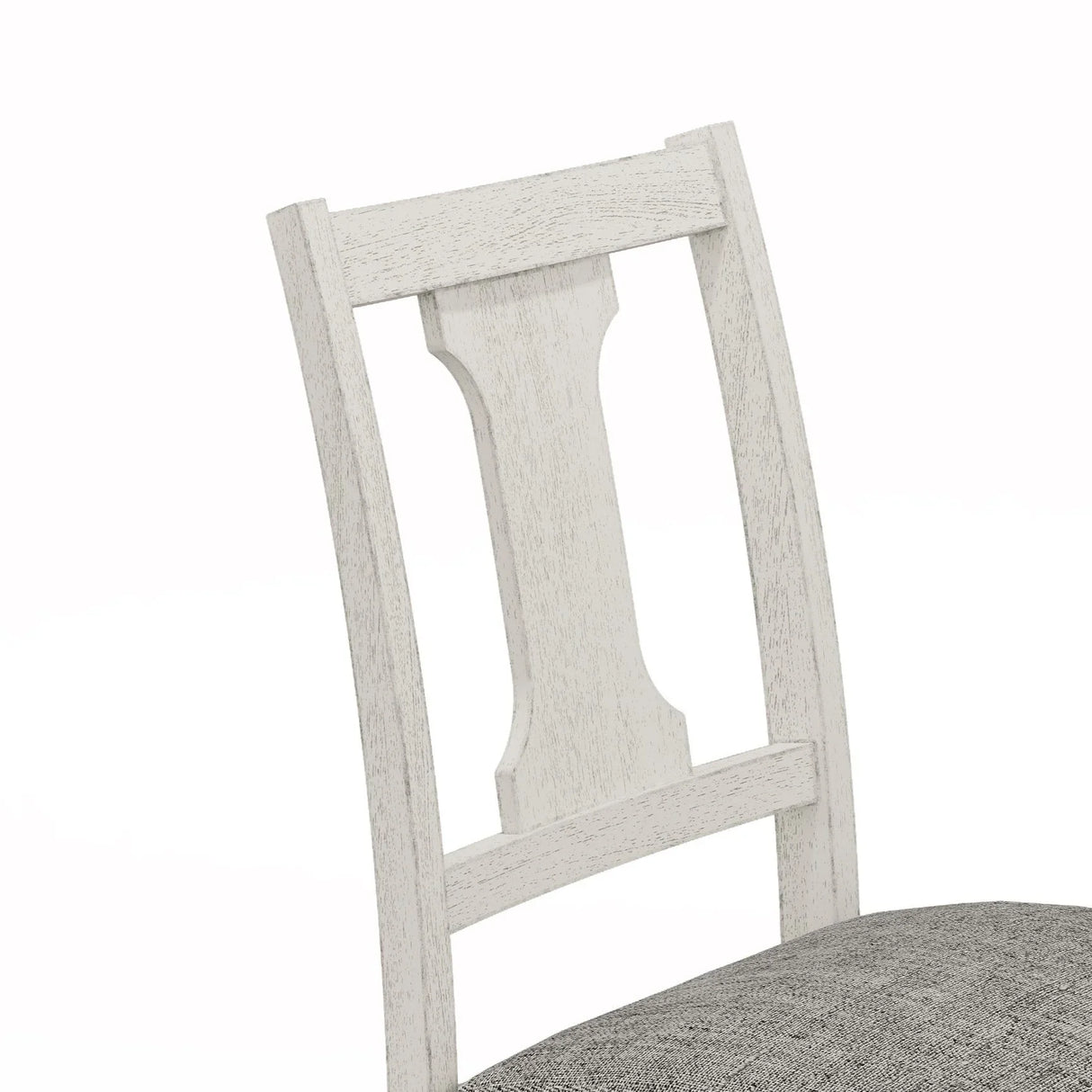 Tannen - Dining Side Chair (Set of 2) - White And Gray - Furniture Home Direct