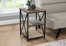 3 Tier Accent Table, Side Marble Look Contemporary & Modern - Furniture Home Direct