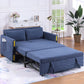 Percy - Teddy Velvet Sleeper Loveseat With Dual-Pull Sleeper Design - Furniture Home Direct