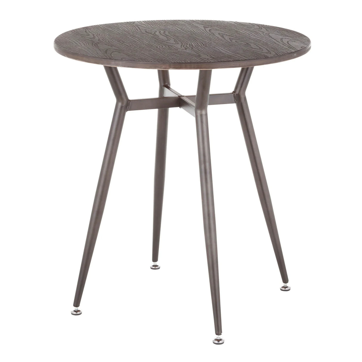 Clara - Industrial Round Dinette Table - Furniture Home Direct