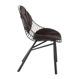 Wired - Contemporary Chair (Set of 2) - Black / Espresso - Furniture Home Direct