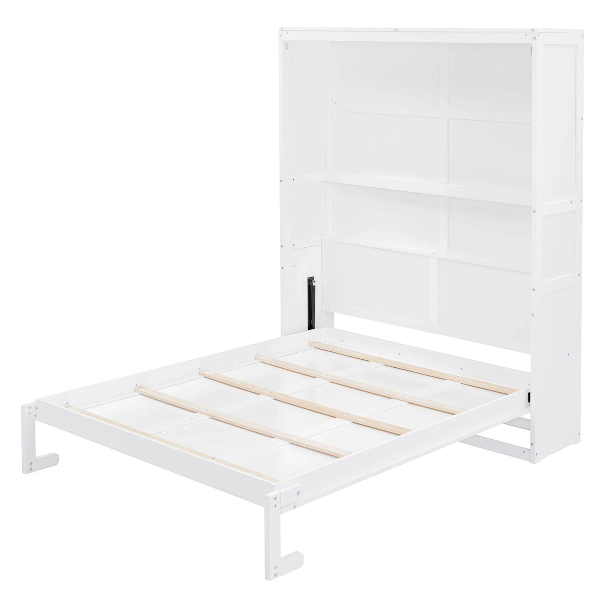Murphy Wall Bed With Shelves, Space Saving - Furniture Home Direct